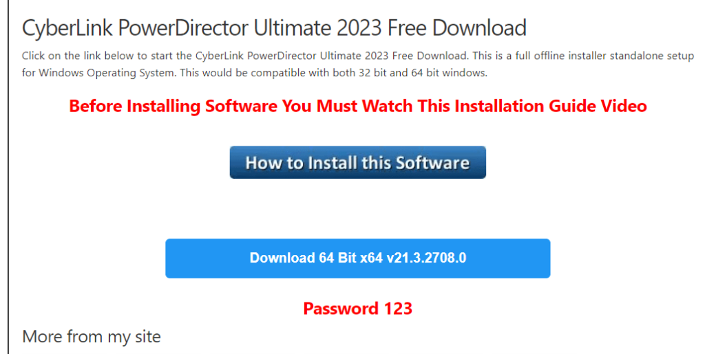 How to Download and install cyberlink power Director 2023